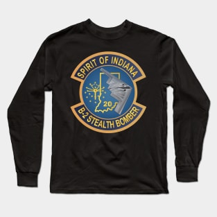 B2 - Spirit of Indiana - Stealth Bomber wo Txt Long Sleeve T-Shirt